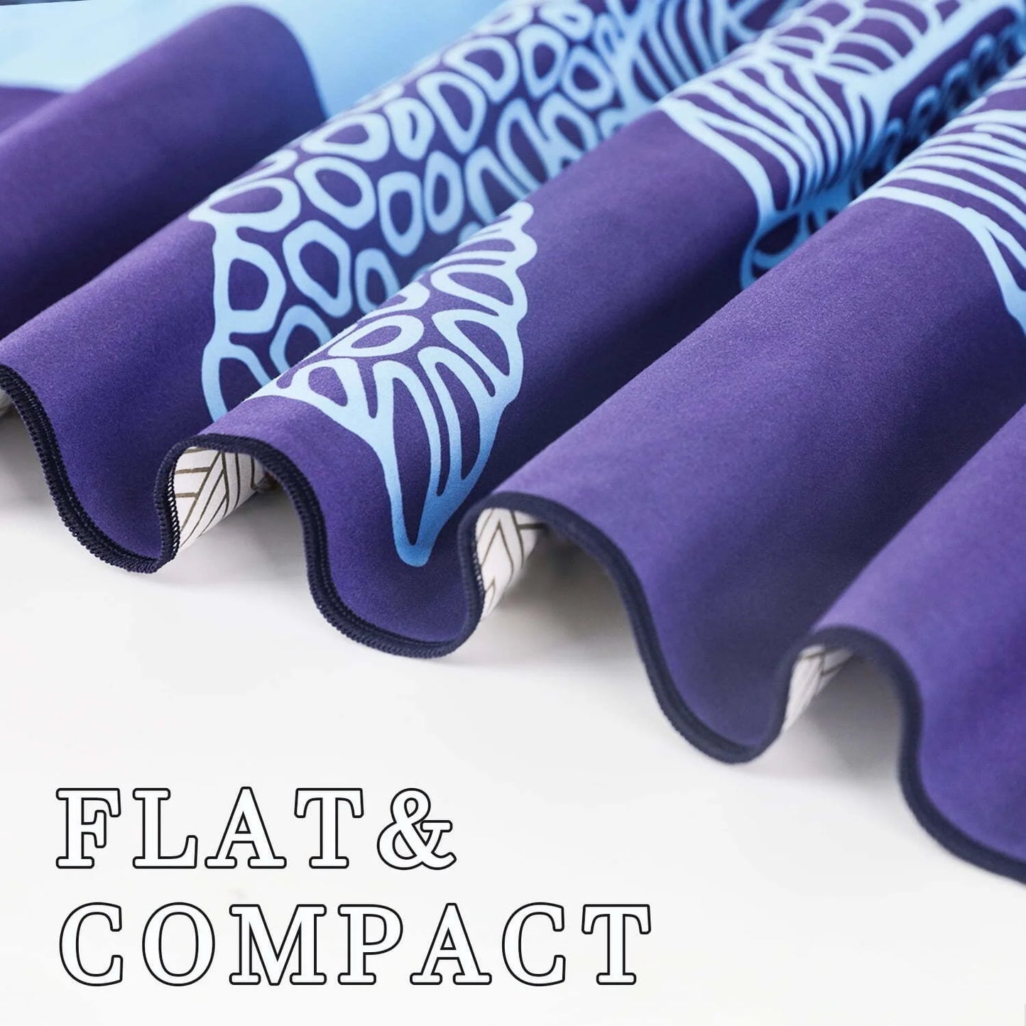 Genovega 4PCS Microfiber Soft Beach Towel Oversized 72" x 36" Extra Large XL Pool Blanket Set Sand Free Mat , Travel Swim Quick Dry Towels Sand proof Bulk Camp Gift for Women Men Adults Blue Shark Flamingo