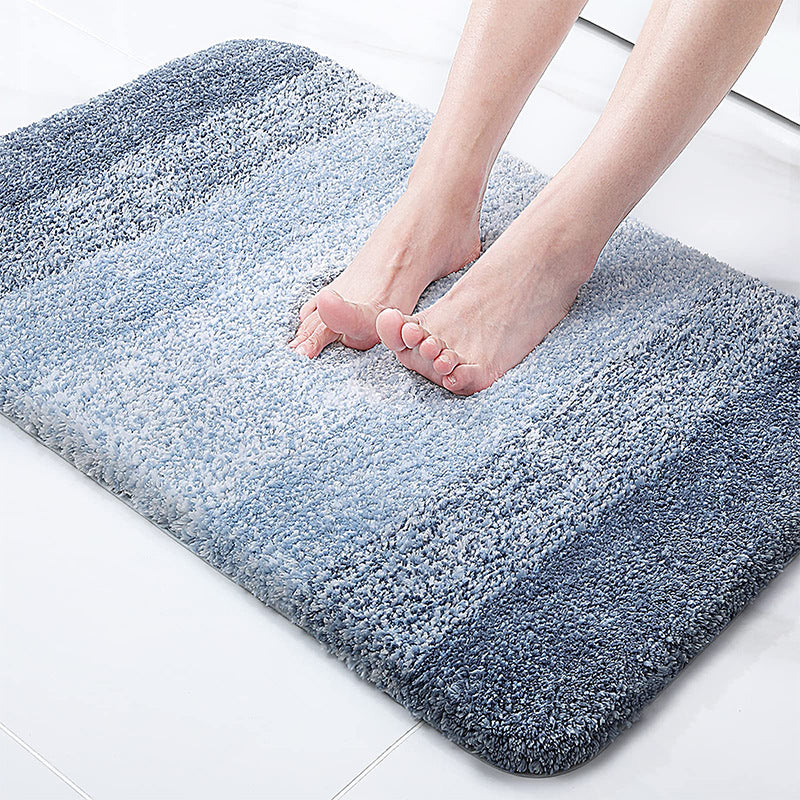 Bathroom Rug Mat, Extra Soft and Absorbent Microfiber Bath Rugs, Bath Mats for Bathroom Non Slip, Thick Durable Absorbent Bath Rugs, Machine Wash Dry for Bathtub and Shower Floor, 16x24 Grey