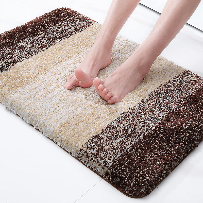 Bathroom Rug Mat, Extra Soft and Absorbent Microfiber Bath Rugs, Bath Mats for Bathroom Non Slip, Thick Durable Absorbent Bath Rugs, Machine Wash Dry for Bathtub and Shower Floor, 16x24 Grey