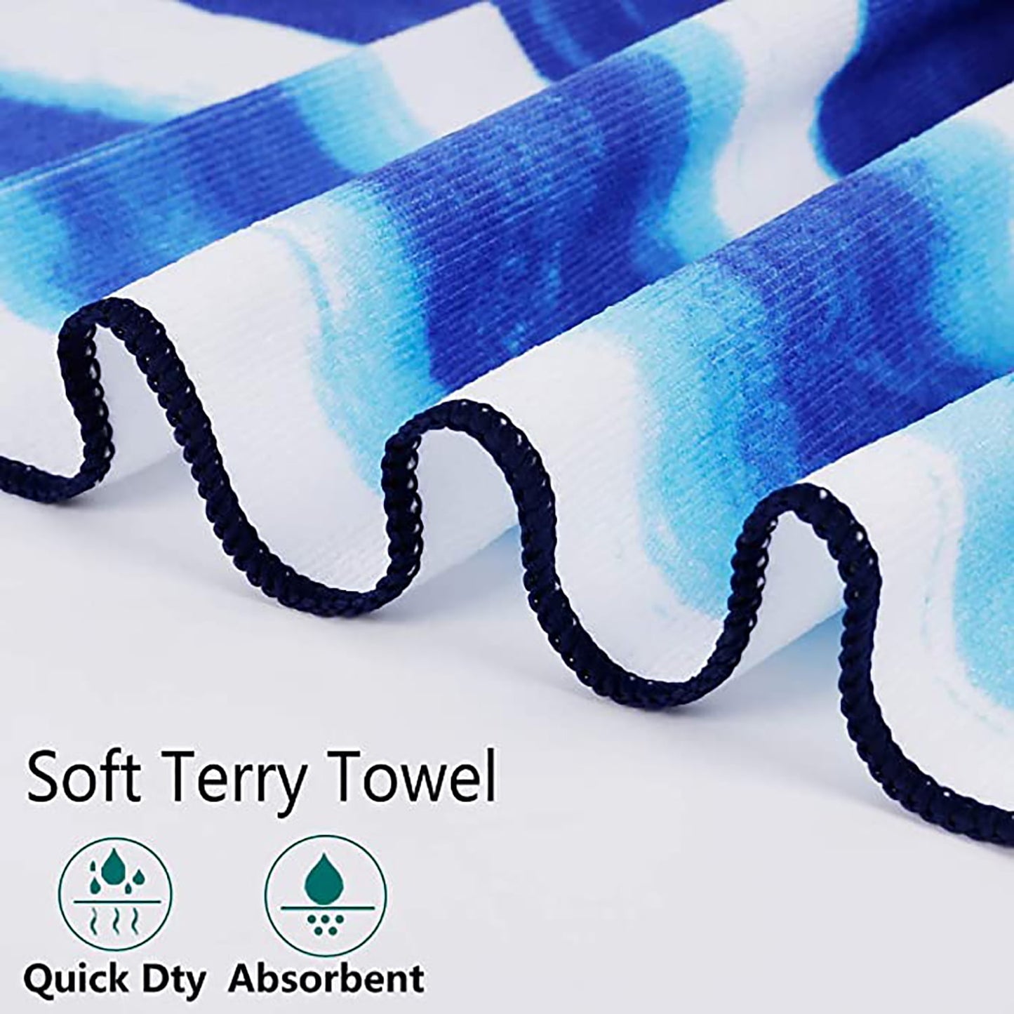 2 Pack Oversized Beach Towel Clearance , Extra Large Fast Quick Dry Sand Free Proof Mat Travel Stuff Cool Pool Microfiber Towel for Adults Men Women Mom Dad Funny Gift , 74"x36"-Boho Stripe